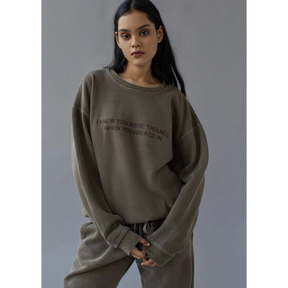 Urban Outfitters Taylor Swift Red Taylor's Version Oversized Sweatshirt Sand S